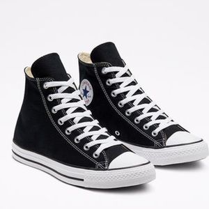 black and grey chuck taylors